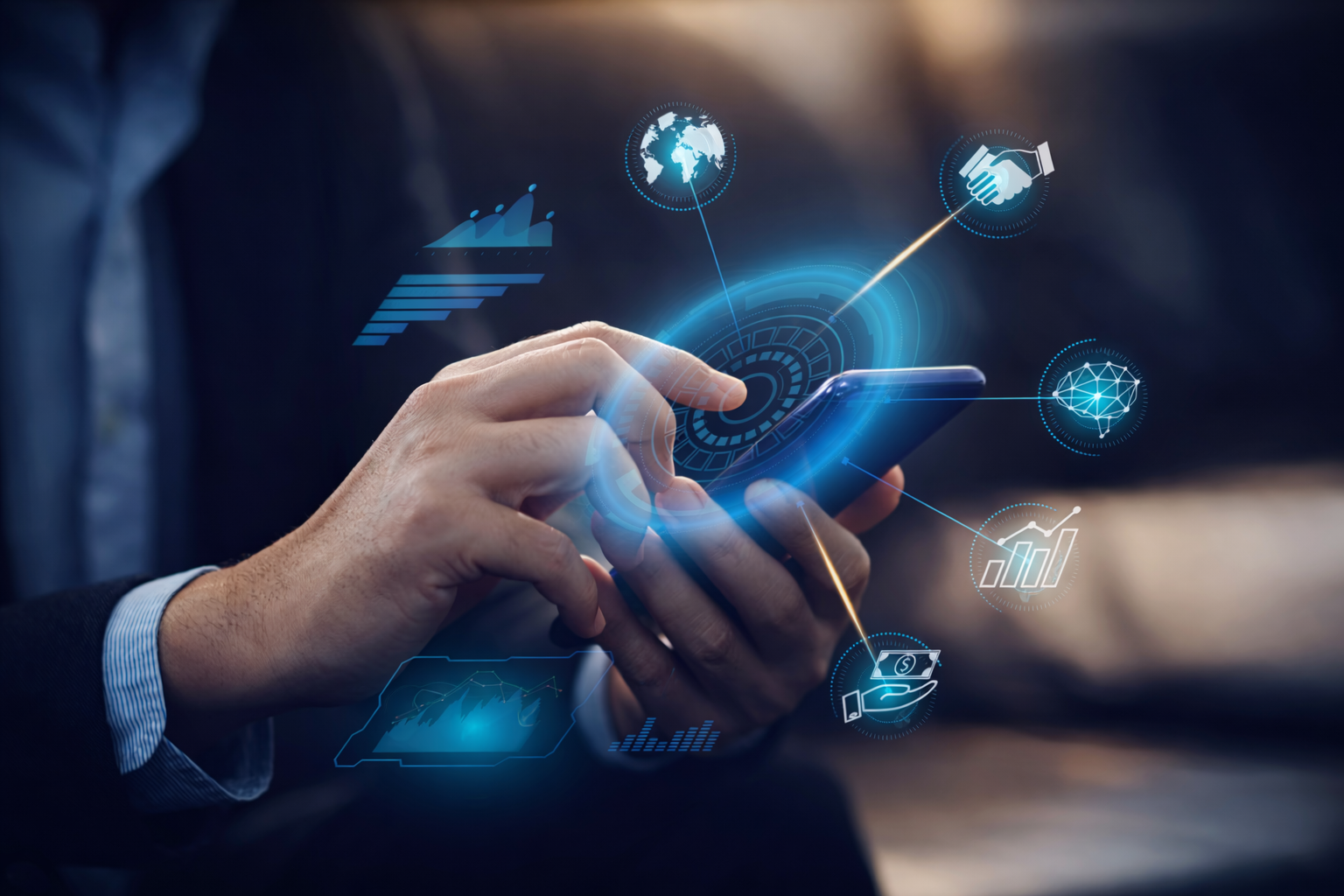 Enterprise software dashboard with real-time analytics, performance metrics, and modern UI